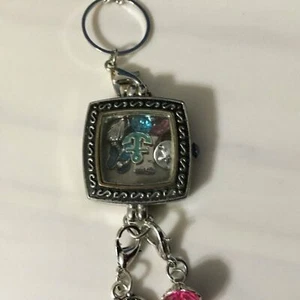Estuche de reloj reciclado colgante collar medallón flotante dijes tropical místico - Imagen 1 de 5