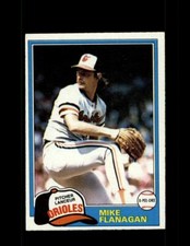 1981 MIKE FLANAGAN OPC #10 O-PEE-CHEE ORIOLES GRAY BACK *6544