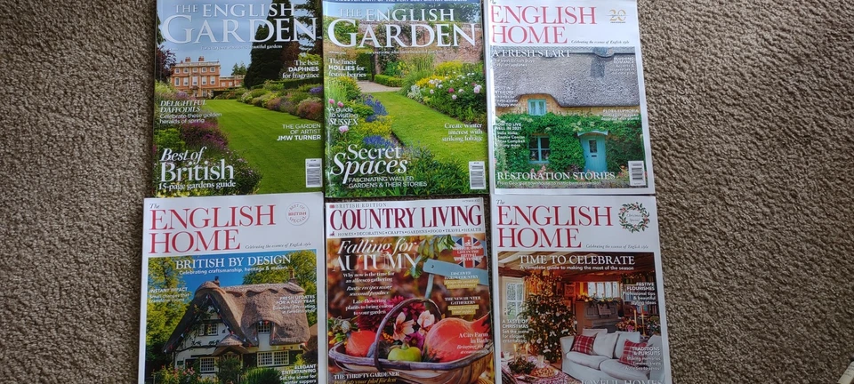 LOT English Garden English Home Country Living Magazines 2021-2023 - Image 1 of 1