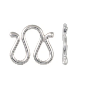 Sterlingsilber 925 Verschlussverbinder 10x12 mm für Schmuckherstellung - Bild 1 von 2