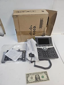 Cisco CP-8845 IP Phone Video Business UC Desktop VoIP w/Handset Charcoal - Picture 1 of 2