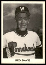 1976 TCMA Red Davis Williamsport Tomahawks #REDA