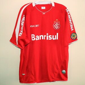 TINGA #7 SC INTERNACIONAL 2006 Copa Libertadores home shirt Reebok soccer jersey