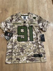 Nike Jacksonville Jaguars Jersey Salute to Service Camo Kids Youth Medium 10/12 - Picture 1 of 9