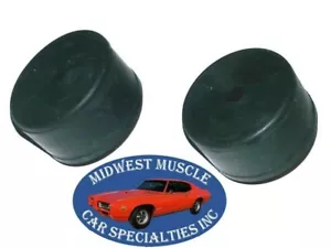68-92 GM Hood Bumper Door Quarter Window Stop Rear Tailgate Rubber Bumper 2pc D - Picture 1 of 7