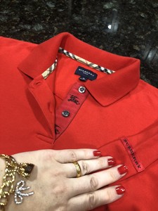 burberry polo shirt womens