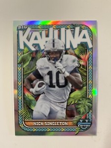 NICK SINGLETON 2023 Bowman University Chrome Case Hit Big Kahuna Refractor SSP