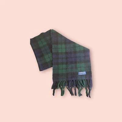 Auténtica bufanda de invierno de lana de cordero unisex de lujo Burberry hecha en Escocia Foto 1 de 4
