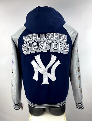 Yankees Jacket New York  27 TIME WORLD SERIES CHAMPIONSHIP Hooded Jacket XL - Image 1 of 4