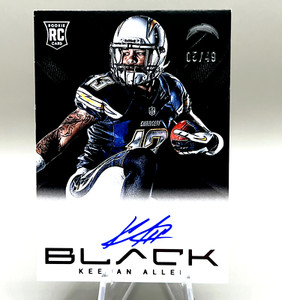 KEENAN ALLEN 2013 Panini Black Rookie RC Auto /49 Chargers