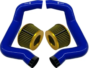 for BMW F90 M5 M8 G30 M550I Full Front Mount air intake - BLUE V2 GOAF - Bild 1 von 23