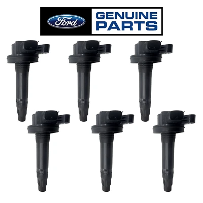 2007-2018 Ford Lincoln 3.5L 3.7L V6 Motorcraft Ignition Coils DG520 6pcs SET OEM - Image 1 of 4
