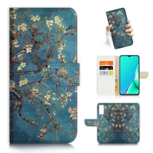 ( For Vivo Y22s ) Wallet Flip Case Cover AJ24256 Van Gogh Blossoms - Photo 1 sur 7