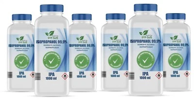ALCOL ISOPROPILICO 99,9% PURO IPA 6LT | DETERGENTE PROFESSIONALE PER PULIZIA 6x1 - Immagine 1 di 4