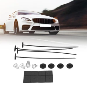 2Set Car Electric Radiator Fan Mounting Kit Plastic Ties Straps Bracket Parts - Picture 1 of 5