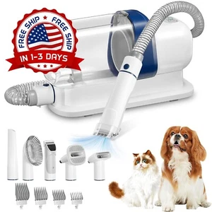 Kit de aspiración y aseo para perros recogedor de pelo para mascotas poco ruido - Picture 1 of 8
