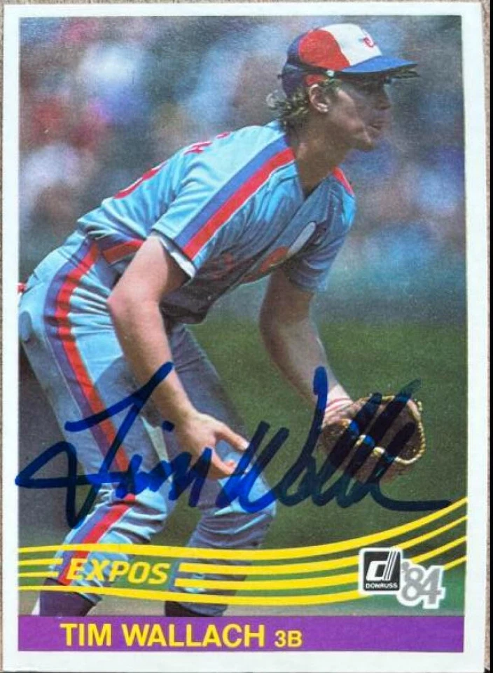Tim Wallach Autographed 1984 Donruss #421 - Image 1 of 1