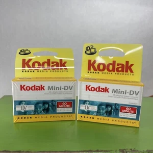 Kodak Mini DV Cassette Digital Video Set Of 2 New Tapes - Picture 1 of 6
