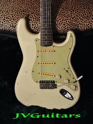JVG ST BODY RELIC 60s NitroLacquer Olympic White Light ORDER YOURS JVGuitars - Image 1 of 4