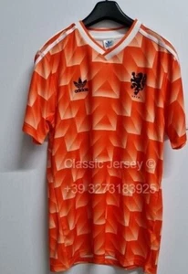 Maglia OLANDA Uefa Euro 1988 VAN BASTEN RIJKAARD GULLIT KOEMAN - Imagen 1 de 6