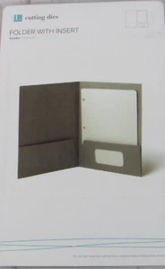 Artesanía de estilo de vida, carpeta con inserto, 3 troqueles de corte, DC-0096 - Imagen 1 de 2