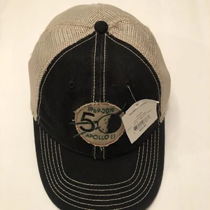Sombrero Apollo 11 50 Aniversario Fahrenheit SnapBack Negro Ajustable Nuevo Con Etiquetas - Imagen 1 de 7