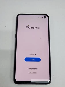 DEFECTIVE - Samsung Galaxy S10E - 128 GB - Black- GSM Unlocked - SM-G970U - 8561 - Picture 1 of 5