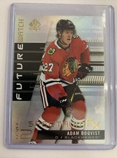 ADAM BOQVIST 2019-20 SP Authentic Future Watch Spectrum FX Level 2 UNSCRATCHED