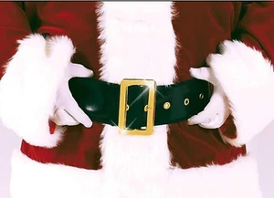 Santa Claus Belt Props leather look Waist Belt for Cosplay Stage Halloween UK - Picture 1 of 2