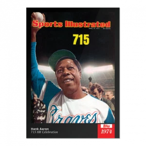 Topps X Sports Illustrated #15 2021 Hank Aaron - Celebración 715 horas - Imagen 1 de 2