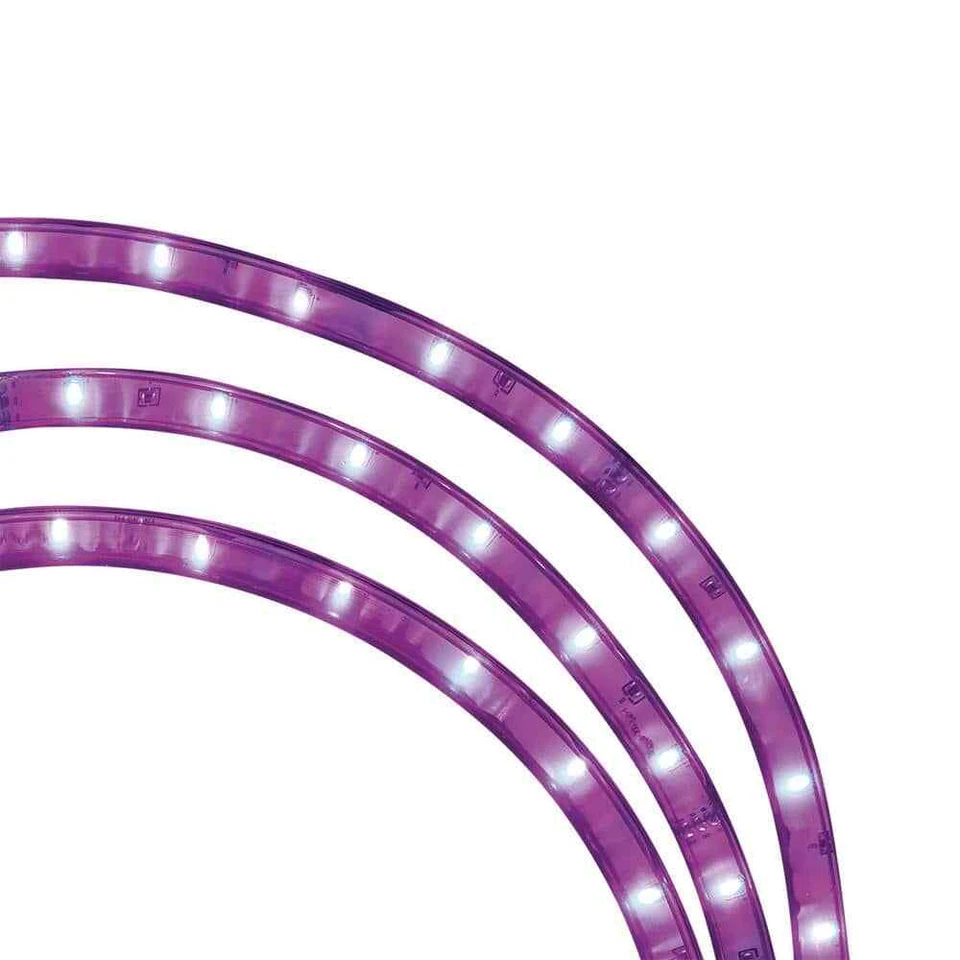 Ecosmart LR431U-7.2X5IR3 RGB LED Rope Light Dimmable Linkable Remote 16.4ft