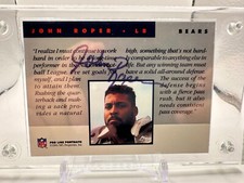 John Roper Signed 1991 Pro Line Card #279 Auto Autograph Bears