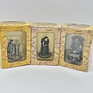 LORD OF THE RINGS EAGLEMOSS X 3 . FRODO & BILBO , WORMTONGUE , KING THEODEN . - Picture 1 of 5