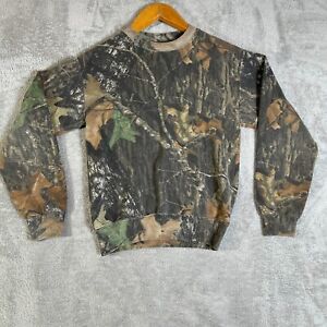 Mossy Oak Sweatshirt Youth Small Camouflage Outdoors Hunting Pullover