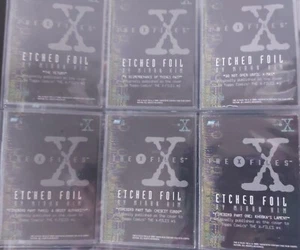 X-Files Complete S1 with Etched Foil I1-6 + Chromium X1-4 Chase Sets Rare Topps - Picture 1 of 13