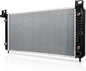 34'' Core Radiator Complete Radiator Compatible with Chevy Silverado Subur - Picture 1 of 12