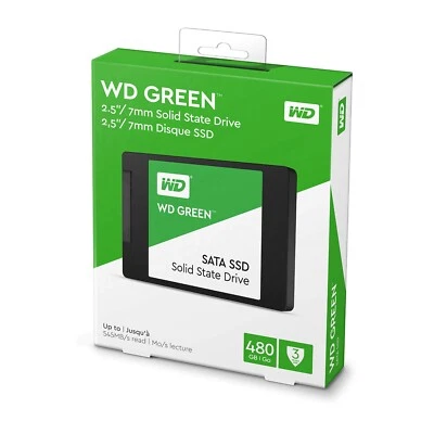 WD Western Digital 480GB GREEN SSD 2.5 IN 7MM SATA III 6GB/S Upto 545 MB/s  SSD - Image 1 of 4