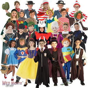 BOYS / GIRLS KIDS WORLD BOOK WEEK / DAY CHILDREN'S FANCY DRESS COSTUME SIZE 3-13
