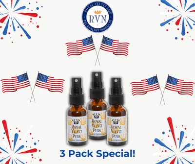 Royal Velvet Pure - Spray de terciopelo de cuerno de ciervo premium (sin sabor) - Paquete de 3 Foto 1 de 4