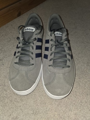 Adidas Uomo Grigio Scamosciato UK10 Indossate