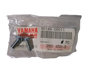 NOS Yamaha Screws 1982-90 YZ490 1980-81 YZ465 2003-04 YZ450 90149-06011 Qty 2 - Bild 1 von 2