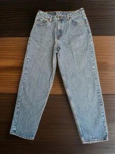 Vintage 90s Levis Jeans Women 12 SHT Blue 561 Loose Straight Light Wash USA 1996 - Picture 1 of 19