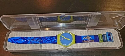 Vintage Swatch Watch - 1996 Atlanta Olympics Staff Watch - Collectors Item - image 1 of 4