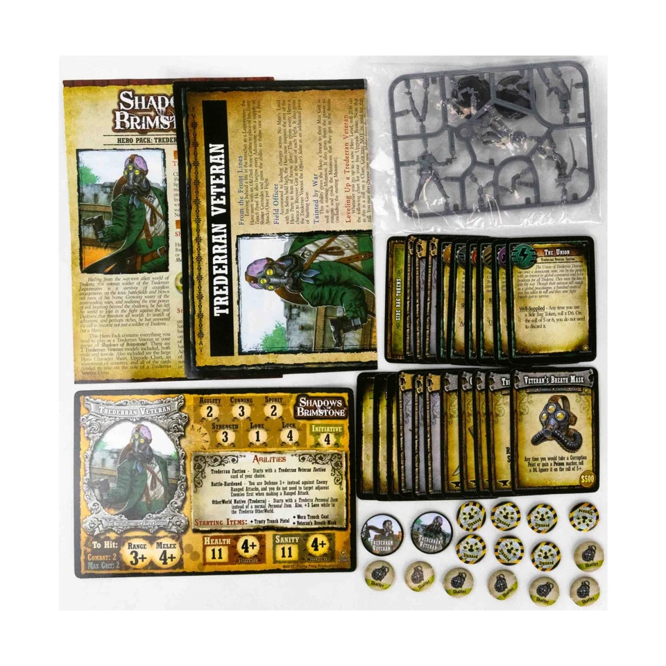 Flying Fro Ombres De Brimstone Héros Trederran Vétéran (Kickstarter Exc Sac NM - Photo 1/1