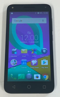 ALCATEL U5 MOBILE SMARTPHONE 4047X 8GB 5MP 5" DISPLAY BLACK - WORKS - Image 1 of 4