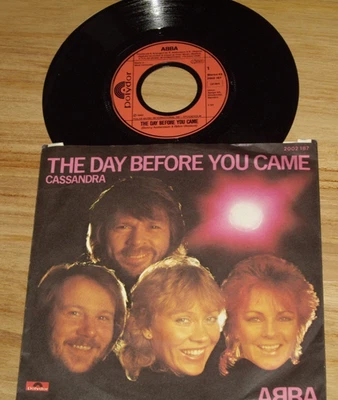 ABBA *EU  7" 45  ' THE DAY BEFORE YOU CAME ' 1982 EXC - Image 1 of 2