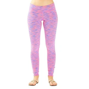 Lilly Pulitzer Luxletic Weekender Legging rosa blau Stretch sportlich Gr. L - Bild 1 von 10