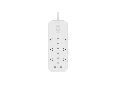 Protector contra sobretensiones Belkin 12 salidas + puertos USB-C y USB-A SRA007P12TT6 Foto 1 de 4
