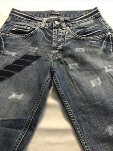 Armani Men's Jeans Distressed Button fly Boot Cut Size 30 x 33 - Picture 1 of 8