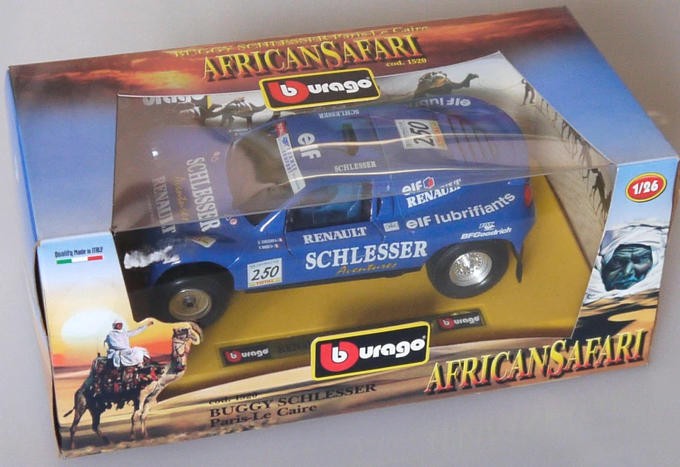 PRL) BBURAGO BURAGO 1:26 AFRICANSAFARI AFRICA SAFARI SCHLESSER BUGGY PARIS 1520 - Immagine 1 di 4